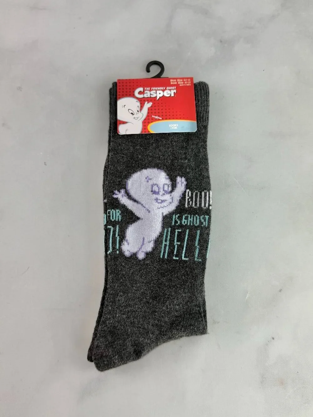 Casper The Friendly Ghost Socks